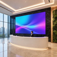 Écran LED à pas fin P1.95 GOB, mur d'affichage LED mural à service frontal pour salle de conférence et de réunion