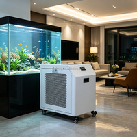 Enfriador de Acuario Automático Fengmang, Bomba de 0.5 HP R410A, Sistema de Calefacción y Refrigeración para Peceras, Enfriador de Agua de Temperatura Constante