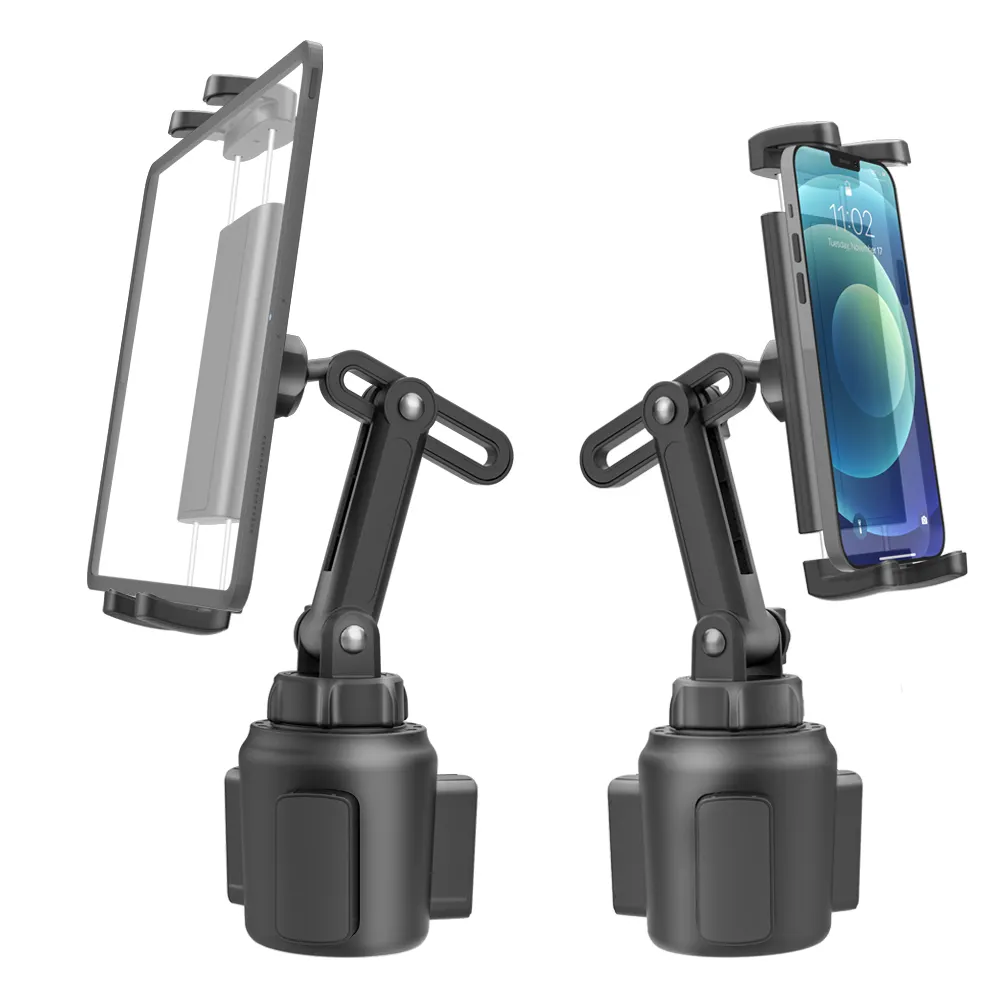 Hot Sale Adjustable Arm Car Tablet Holder Car Cup Phone Holder Phone Mount for 4.7-12.9 inch Tablet