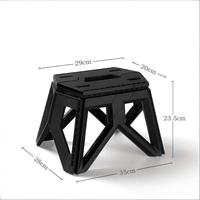Tabouret de moto pliable multifonctionnel portable en PP, support pour véhicule tout-terrain