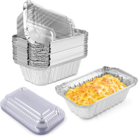Conteneur en aluminium personnalisé de 9 pouces, en aluminium, écologique, de qualité alimentaire, compatible micro-ondes, jetable, pour tartes, desserts, plateaux de cuisson