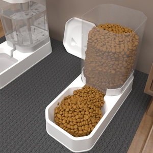 Alimentador automático inteligente para mascotas PP Dispensador de agua para gatos de plástico 3.3L Agua potable y alimentador de alimentos para mascotas Perros Gatos - Product Image 2