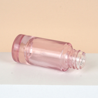 Bouteille d'émulsion rose de 5ml Bouteille d'échantillon d'essence à fond épais Bouteille de cosmétiques en verre Fond de teint liquide Emballage séparé de 10ml