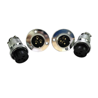 ESSEN GX12 GX16 GX20 GX25 mâle et femelle amarrage aviateur prise de courant connecteur circulaire bride prise de montage sur panneau