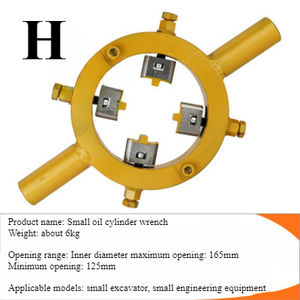 עבור kobelco <span class=keywords><strong>hitachi</strong></span> <span class=keywords><strong>komatsu</strong></span> sany daewoo מחפר תיקון ארבעה ברגים טופר להסיר גליל הידראולי צילינדר 4 מפתח ברגים - Product Image 6