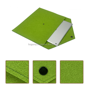Bolsa para Portátil de Fieltro Verde, Fabricada en China, Minimalista, Funda para Tablet, para MacBook - Product Image 4