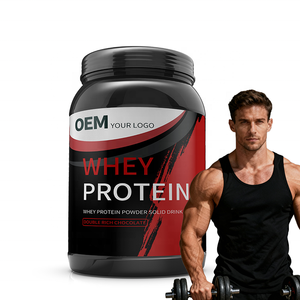 Proteína de Suero de Leche en Polvo con Varios Sabores, para Aumentar la Masa Muscular y Acelerar la Recuperación Física para Adultos, Venta al Por Mayor OEM - Product Image 1