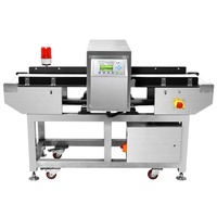 YWANTEST YW-818 Detektor Logam Makanan untuk Makanan, Baja Tahan Karat 304 Bersertifikasi CE, Sensitivitas Tinggi (Fe0.8mm), Penyesuaian Sensitivitas