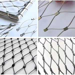 Nhà máy trực tiếp linh hoạt <span class=keywords><strong>SS</strong></span> dây dây lưới-chống rơi an toàn Net cho cửa sổ cầu thang Zoo chim lồng với cắt/Hàn dịch vụ - Product Image 4