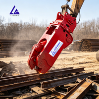 Cisaille à rail pour excavatrice CE, testée à 100 % en usine, puissance maximale, lames remplaçables, rénovation complète des anciennes voies