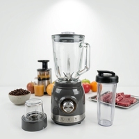 1,5L Glazen Pot 800W Multifunctionele Snijder Rasp Mixer Voedselverwerker Blender IJsvergruizer Roestvrijstalen Messen
