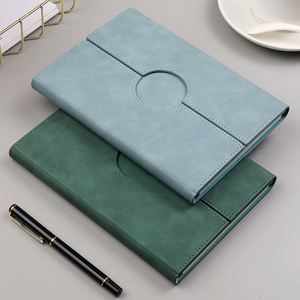 Creative Business Notebook Gift Box <b>Set</b> A5 Faux Leather Dowling Paper <b>Office</b> Meeting Record Book Soft Leather Customizable - Product Image 3