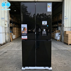 591L Large Capacity 4-Door Cross Door <b>Refrigerator</b> With Built-in Ice Maker & Water Dispenser Home Kitchen Fridge and Freezer Thi - Product Image 1