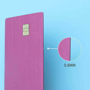 4428 4442 tarjetas ATM VISA de débito con ranura para Chip y banda magnética en blanco Arco Iris 24 <span class=keywords><strong>K</strong></span> oro espejo Metal tarjeta de crédito - Product Image 2