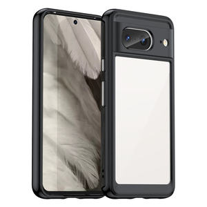 Estuche transparente a prueba de golpes de acrílico TPU anticaída de fábrica para <span class=keywords><strong>Google</strong></span> <span class=keywords><strong>Pixel</strong></span> 8 <span class=keywords><strong>Pro</strong></span> <span class=keywords><strong>Google</strong></span> <span class=keywords><strong>pixel</strong></span> case - Product Image 1