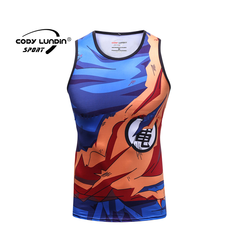 Cody Lundin Anime Tank Top süblimasyon kolsuz spor T shirt Tank Top erkek özel etiket