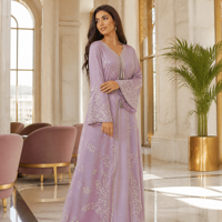 Nouvelle Robe Abaya de Luxe Personnalisée pour Femmes Musulmanes 2026, Idéale pour l'Éid, Vente en Gros pour Tenues Décontractées et Modestes