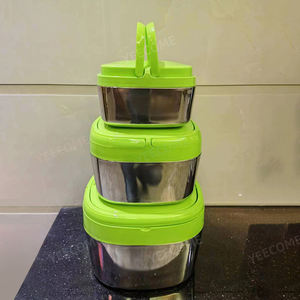 YJM929 Calentador de alimentos grande 2-5-10 <span class=keywords><strong>litros</strong></span> Stock de fábrica Estilo ollas grandes Cuadrado 3PCS juego de ollas - Product Image 6