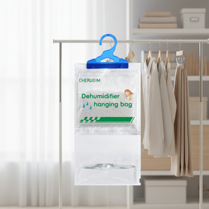 Sachet granulaire absorbant <span class=keywords><strong>l</strong></span>'<span class=keywords><strong>humidité</strong></span> suspendu, 400g, personnalisable OEM, écologique, jetable, portable, pour produits de gel et usage domestique - Product Image 2