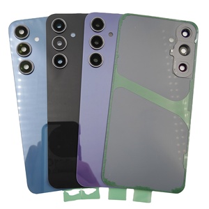 Couvercle arrière en verre pour Samsung <span class=keywords><strong>Galaxy</strong></span> S23 <span class=keywords><strong>FE</strong></span> S23 + S916 Couvercle de batterie rigide <span class=keywords><strong>Coque</strong></span> arrière + Autocollant adhésif pour objectif de caméra - Product Image 1