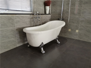 <span class=keywords><strong>Baignoire</strong></span> contemporain noire et blanche, pour adultes, autoportante - Product Image 6