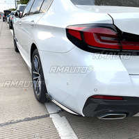 Pour BMW Série 5 G30 M-Tech 525i 530i 540i 2017+ Diffuseur de pare-chocs arrière, lèvre de spoiler, séparateur arrière, protection, accessoires de voiture
