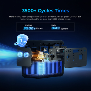 US Stock 800W Solar Generator 120v 220v Back up <b>Battery</b> Portable Power Station P800E QC PD Fast Charge Solar Energy Storage Syst - Product Image 5