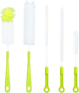 5 Pcs <b>Bottle</b> Cleaner Washing Narrow Wine Beer <b>Bottles</b> Cleaning <b>Brushes</b> Multipurpose <b>Brush</b> <b>Bottle</b> Cleaning <b>Brush</b> - Product Image 1