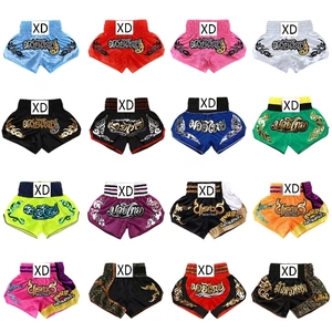 Hot Selling Custom 100% Polyester High Grade Fleck MMA Gym Training <span class=keywords><strong>Kick</strong></span> Fight Box shorts - Product Image 6