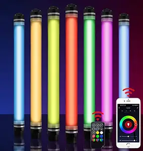 LUXCEO NEW P7RGB ProフォトスタジオバーLEDチューブアイスライトAPPコントロールバッテリー駆動USB充電式RGBビデオライト (フィルム用)