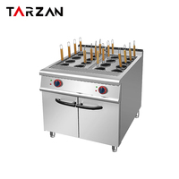 Cuisinière à pâtes électrique commerciale à vente chaude avec armoire de rangement |   Station de cuisson rapide pour nouilles et pâtes