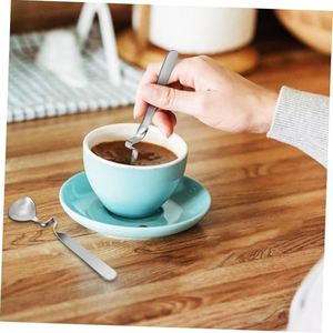 ช้อนสแตนเลสแบบพกพาสำหรับคนเครื่องดื่ม น้ำผึ้ง กาแฟ และของหวานในครัว - Product Image 3