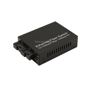 <span class=keywords><strong>Convertidor</strong></span> de medios de fibra óptica RTXMC 10/100M Rj45 a transceptor Sc fibra única 25km 1310/1550nm 2SC 2RJ45 fibra media <span class=keywords><strong>Conv</strong></span> - Product Image 1