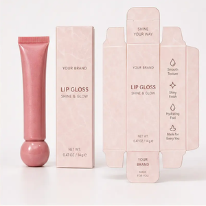 Brillo Labial Natural Voluminizador con Cabezal de Silicona, Tubos Personalizados, Envase Cosmético para Maquillaje Diario, Marca Privada - Product Image 6