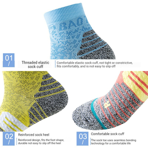 Glacier Nouveau Design Chaussettes de sport professionnelles pour hommes Bas de serviette Absorbant la sueur Chaussettes de basket-ball Crew - Product Image 2