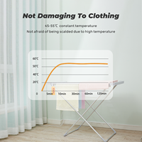 EVIA Offre Spéciale portative en aluminium accrochant de tissu sèche-linge séchage cintre à linge électrique chauffant pour la maison