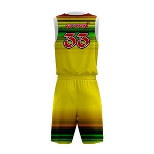 Uniforme de Baloncesto de la Euroliga Sublimado Personalizado, Diseño de Color Verde - Product Image 4