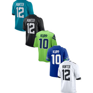 Nuove Maglie da Football Americano 2025 all'Ingrosso, Economiche e Cucite: 12 Hunter, 12 Sanders, 2 Jeanty, 4 Metcalf, 1 Ward, 7 Fields - Product Image 6