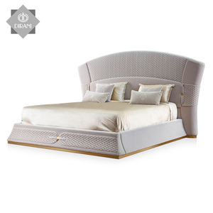 Di lusso grande testiera matrimoniale king size letto con cuoio DELL'UNITÀ di elaborazione di stile moderno doppio morbido in pelle di stoccaggio letto - Product Image 6