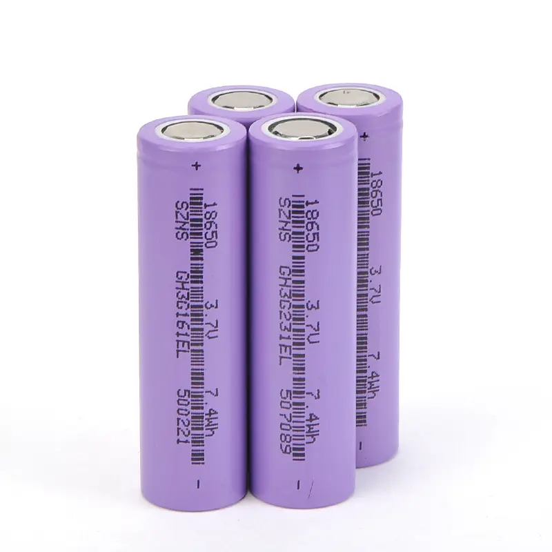 Rechargeable Cylindrical 18650 Lithium Battery 3.7V 2000mah 18650 Cells L-ion Batteries for Electrical Remote Control Car Toy