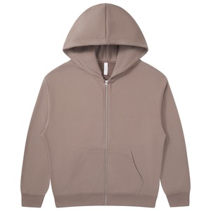 Sudadera con capucha con cremallera W102 ODM con logo personalizado, al por mayor, estilo urbano para hombre, algodón y poliéster de alto gramaje, estampado 3D bordado, primavera - Product Image 4