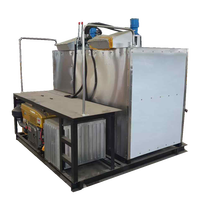 Machine à pétrir thermoplastique à double chaudière à contrôle de température 2000 kg, pompe à moteur diesel 28 CV pour marquage routier