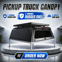 Couvercle de tonneau rétractable verrouillable en alliage d'aluminium personnalisé de haute qualité camionnette antivol Gladiator Jt 2020 + 5.0Ft