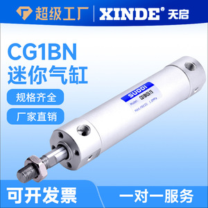 Cylindre pneumatique léger SMC CG1BN 40X25/50/75/100/125/150/175/200 Connexion filetée Vente directe d'usine pour diverses applications - Product Image 5