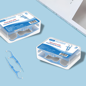 Tandheelkundige Flosdraad Met Interdentale Borstelbevestiging Mondverzorging Voor Beugels Omvat Schone Interdentale Tandenstokers Borstels - Product Image 1