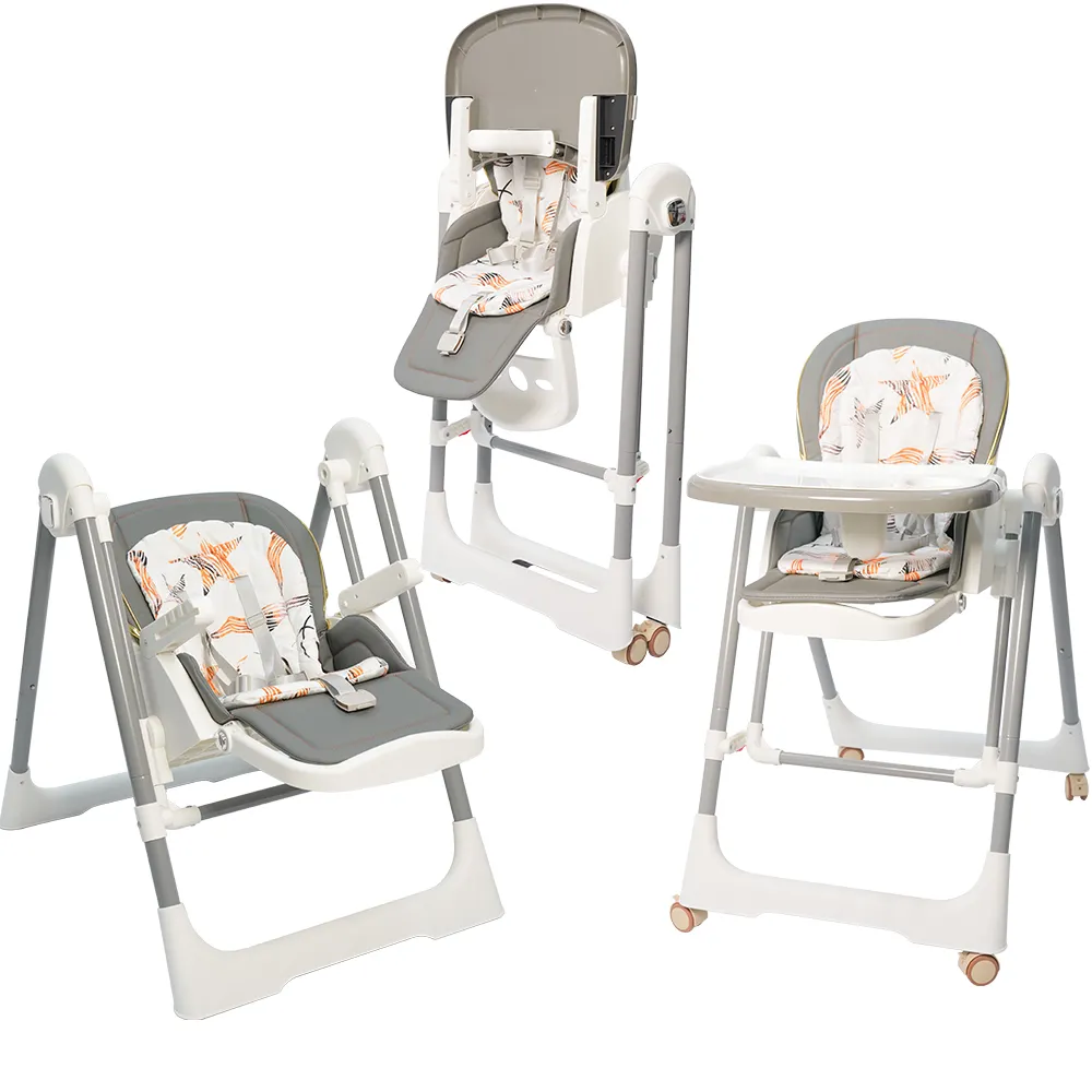 Chaise Haute Portable pour Bébé Chaise Haute pour Alimentation de Bébé Amovible Réglable Sécurité Chaise de Salle à Manger pour Enfants Restaurant Bébé Alimentation Haute