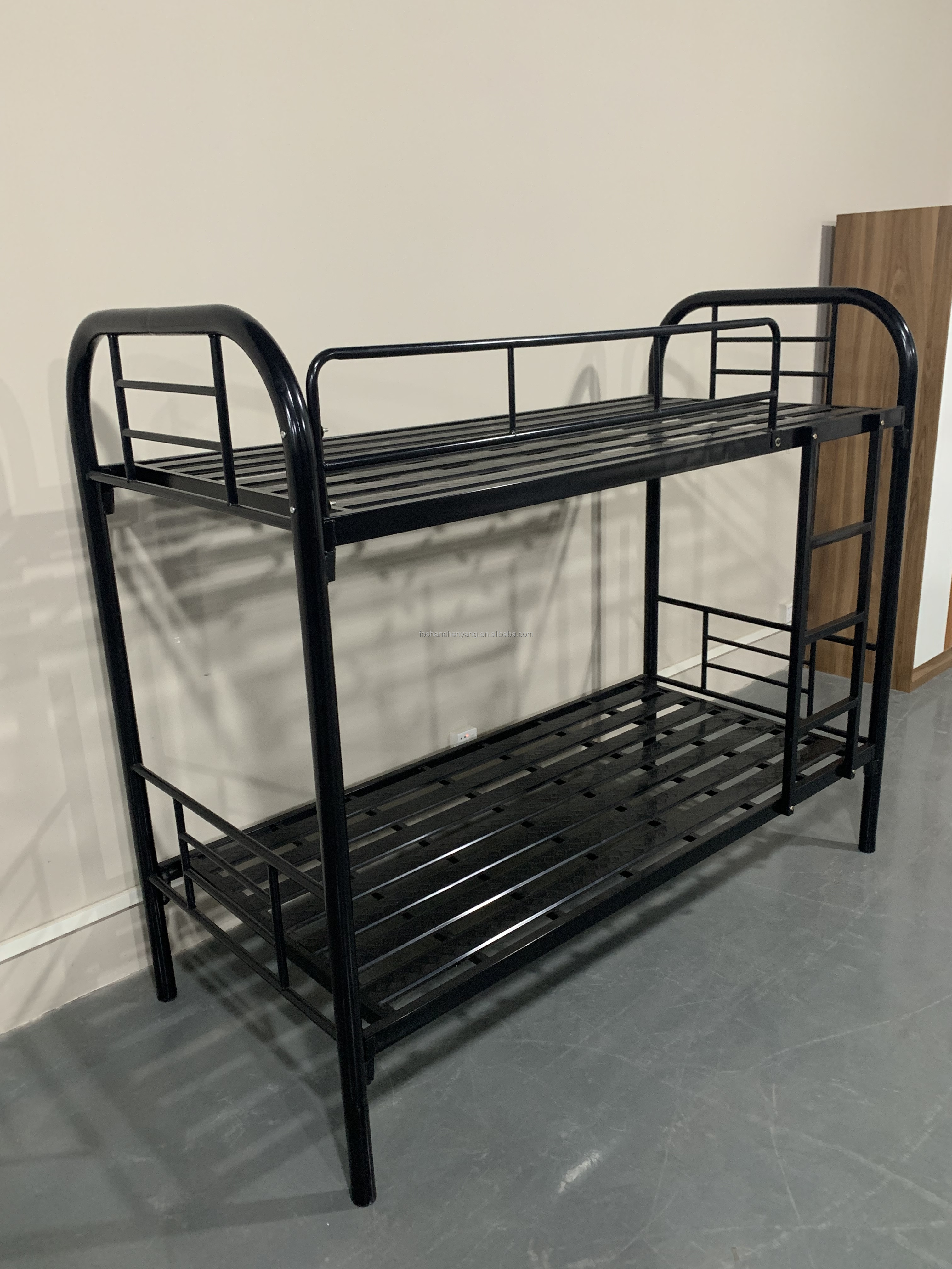 Black bunk bed