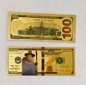 Collection de billets de banque en feuille d'or Le Seigneur des Anneaux - Cadeau original pour les fans - Product Image 4