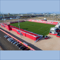 Stade de rugby, de football et de soccer, gradins, tribunes