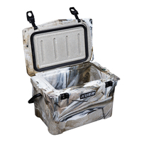 Kuer 20qt Refroidisseurs durs isolés Prix d'usine personnalisés Stockage des aliments isolés avec compression à froid